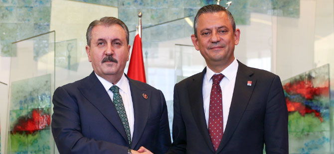 Destici’den CHP Genel Başkanı Özel’e ziyaret