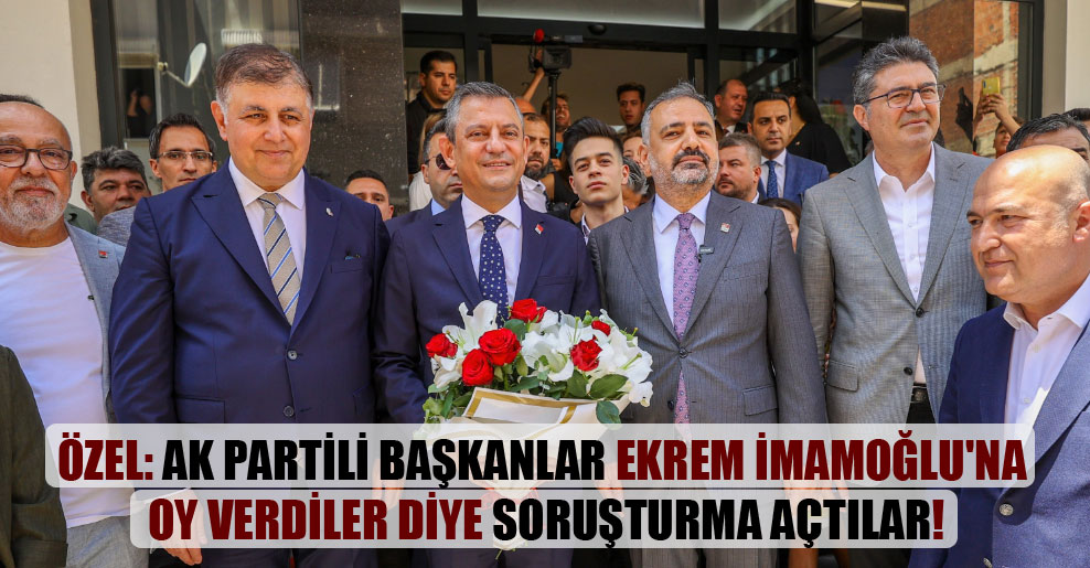 Özel: AK Partili başkanlar Ekrem İmamoğlu’na oy verdiler diye soruşturma açtılar!